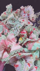 ยางรัดผมสไตล์เกาหลี ยางรัดผมกุดขอบลูกไม้ - ยืดหดได้ดี ไม่ย้วยง่าย