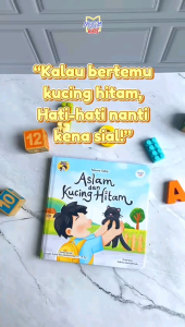Boardbook Aslam dan Kucing Hitam: Buku Edukatif Anak dengan Ilustrasi Menarik
