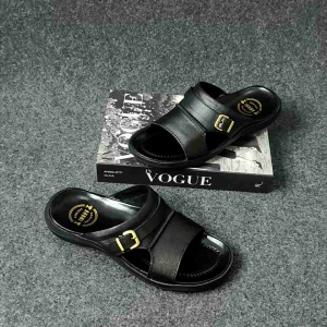 Sandal Kulit Sapi Asli Tapak Karet Tebal Ringan Anti Slip