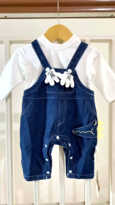 BABY K2 - jumper kodok anak denim MIKI kode 00480