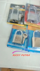 Gembok Anti maling 30 40 50 60 mml/ kunci Rumah Kantor Gudang Gerbang kosan Motor Mobil