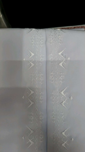 MIYAKI FABRIC PRE CUT WITH EMBROIDERY (TELA) FOR BARONG AND OFFICE UNIFORM