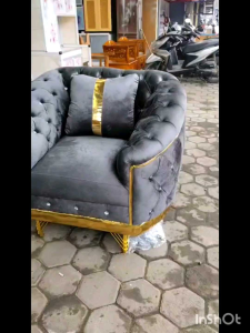Sofa Tamu 321 Plus Meja Sofa Turki  Kursi Tamu Terbaru 2025 Bahan Bludru/trinityjayafurniture