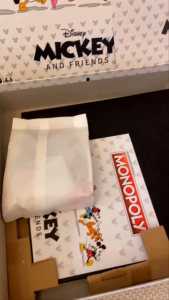 Authentic Monopoly Disney Mickey and Friends Edition Board Game