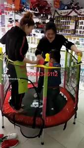 Sàn Nhún Bật Nhảy Lò Xo Cho Trẻ Vui Chơi Phát Triển Vận Động An Toàn Cho Bé