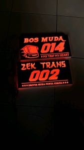 Custom lampu lambung bus