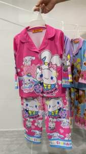 (12-46kg) Bộ Pizama dài tay bé gái thun lạnh mềm mịn mát bền đẹp- Đồ ngủ bé gái (229)