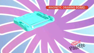 MAINAN ANAK EDUKASI MEJA BELAJAR GAMBAR MAGNET BLOCK PALETTE 2 IN 1 MAGNETIC DRAWING BOARD 669-25A