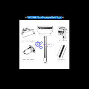 KNIFEZER Pisau Pengupas Buah Sayur Peeler Multifunction - YYC770