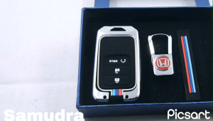 Key Case Honda WRV City Hatchback CRV BRV Stainless Stell