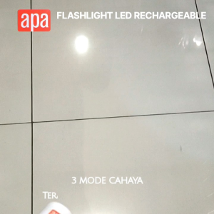 Apa Senter LED Rechargeable 2W 800 mAh Lampu Senter Terang Murah Berkualitas