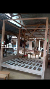 Ranjang Kanopi Rustic Murah Terbaru