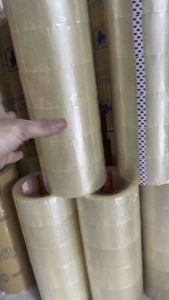 Băng keo trong dán thùng khổ 5cm - 80yds nặng 900gr/1 cây