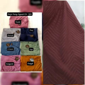 bergo Peony jaguar ori ayla
