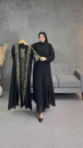 ABAYA ZAFEEQA GAMIS ABAYA TURKEY MODEL ROMPI MIX SERUTI ZAINA BORDIR ABSTRAK FASHION MUSLIMAH VIRAL MEWAH DAN KEKINIAN
