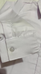 Seragam sekolah kemeja putih lengan panjang SD logo bordir