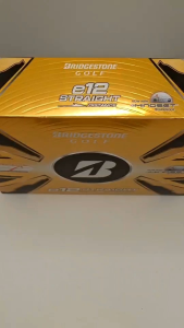 ลูกกอล์ฟbridgestone e12 straight(ปี 2025) ตีตรง ไกล  ลดhook /slice