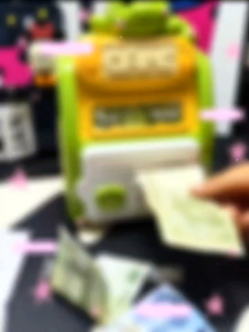 ATM กระปุกออมสินเลือกสีได้ มีเพลง หยอด เหรียญได้ เครื่องดูดแบงค์อัตโนมัติ ของเล่นเด็ก