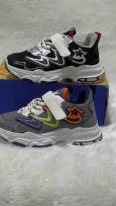 Sepatu sneakers anak cewek cowok 105 3wrn sz 27-38 (FREE KAOS KAKI)