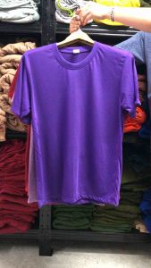 เสื้อยืดสีพื้นเปล่าใสสบายไม่ร้อนผ้านุ่มสบาย