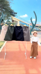 ROK CARGO ANAK PEREMPUAN / ROK ANAK TERBARU / ROK ANAK KOREAN STYLE ROK CARGO ANAK 5 TAHUN