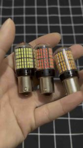 LAMPU MOBIL MOTOR LED MUNDUR SEIN SIGN 1156 CANBUS BA15S BAU15S 144 SMD LED 12-24V LED DAJJAL SUPER BRIGHT