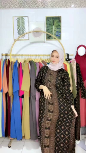 COD DASTER GAMIS LONG DATER RAYON VISCOSE LENGAN PANJANG JUMBO