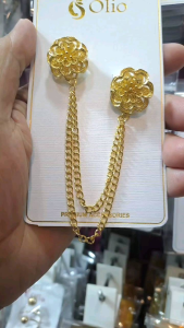 Pin Rantai Jas/Bros Rantai Kebaya Mewah /Bros Rantai Kebaya Unik /Bros Rantai Bescap