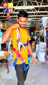 PICASAF Full Body Harness [Double Lanyard]