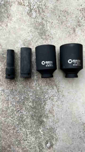 1/2" 12 Points Impact Socket Wrench Deep Box Soket Heavy Duty Power Tool Double Hexagonal Adapter