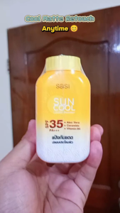 sasi Sun Cool Loose Powder SPF 35 Aloe Vera Vitamin B5 compact powder for face and body