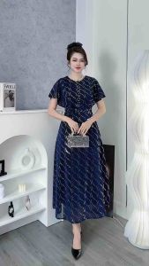 M308 Đầm Trung Niên Đi Tiệc Cao Cấp