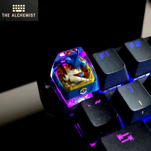 [SG READY STOCK] GIBLE KeyCap | Pokémon Keycap for Mechanical Keyboard Customized Resin Hand-made Translucent Keycap