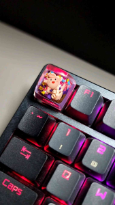 [SG READY STOCK] CLEFAIRY KeyCap | Pokémon Keycap for Mechanical Keyboard Customized Resin Hand-made Translucent Keycap