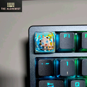 [SG READY STOCK] JIGGLYPUFF KeyCap | Pokémon Keycap for Mechanical Keyboard Customized Resin Hand-made Translucent Keycap