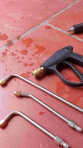 Bép xịt rửa điều hòa bằng inox - Bộ sung Đen rửa điều hòa