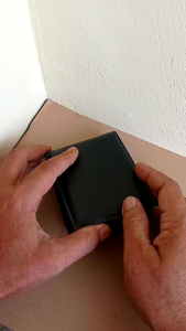 Dompet pria kulit sapi model tiga dimensi / dompet kulit garut