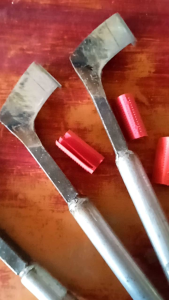 มีดกรีดยาง สแตนเลส ทรงไอ้เท่งร่อง70°ยังไม่ลับคม