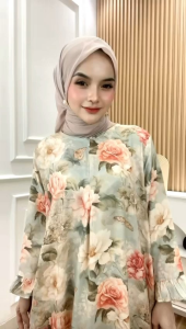 Sabrina Dress by Kanaya/ Dress Gamis Bahan Rayon Adem