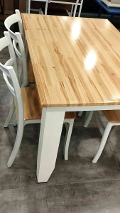 Meja Makan Modern Minimalis DTM ALMA / DTM 505 Meja makan set 4 kursi FREE ONGKIR JABODETABEK