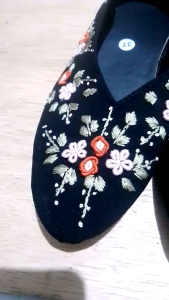 Sepatu Wanita Sulam Flat Handmade Size 37 Import Terbaru