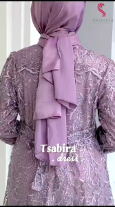 Gaun Tsabira Bahan Brokat: Desain Elegan & COD