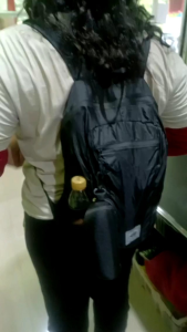 Tas Lipat Ultralight Foldable Bag 15L travelling hiking daily use