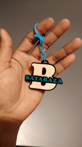 Customized / personalized tumble & bag nametag keychain