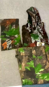 Setelan Camo Perbakin Celana - Kaos Tudung camo dan buff masker - Seragam Berburu Camo