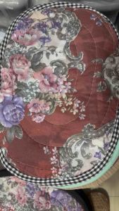 4PCS for 120 Doormat Oval Assorted Color and Design (No Choosing)