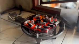 Briket Arang Barbeque Hexagonal 2.5 x 5 (10Kg)
