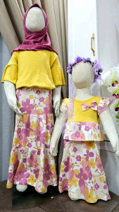 EXCLUSIVE RAYA NEWBORN/BABY DOLL SET BALQIS GIRL BLOUSE WITH LONG SKIRT