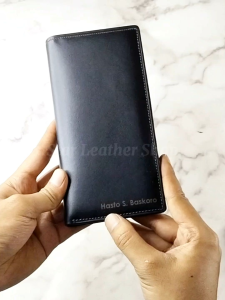 Dompet Pria / Wanita Panjang Kulit Garut Resleting