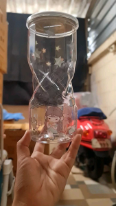 ออมสินเกลียวใจ รูปทรงเฉพาะตัว  แถมสติ๊กเกอร์ 5 แผ่น(สินค้างานแฮนเมดรูปทรงจะไม่เหมือนกันทุกใบ